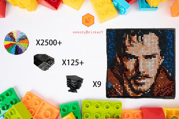 MemoryBrickart LEGO Mosaic - Doctor Strange Portrait - 48x48 - MemoryBrickart