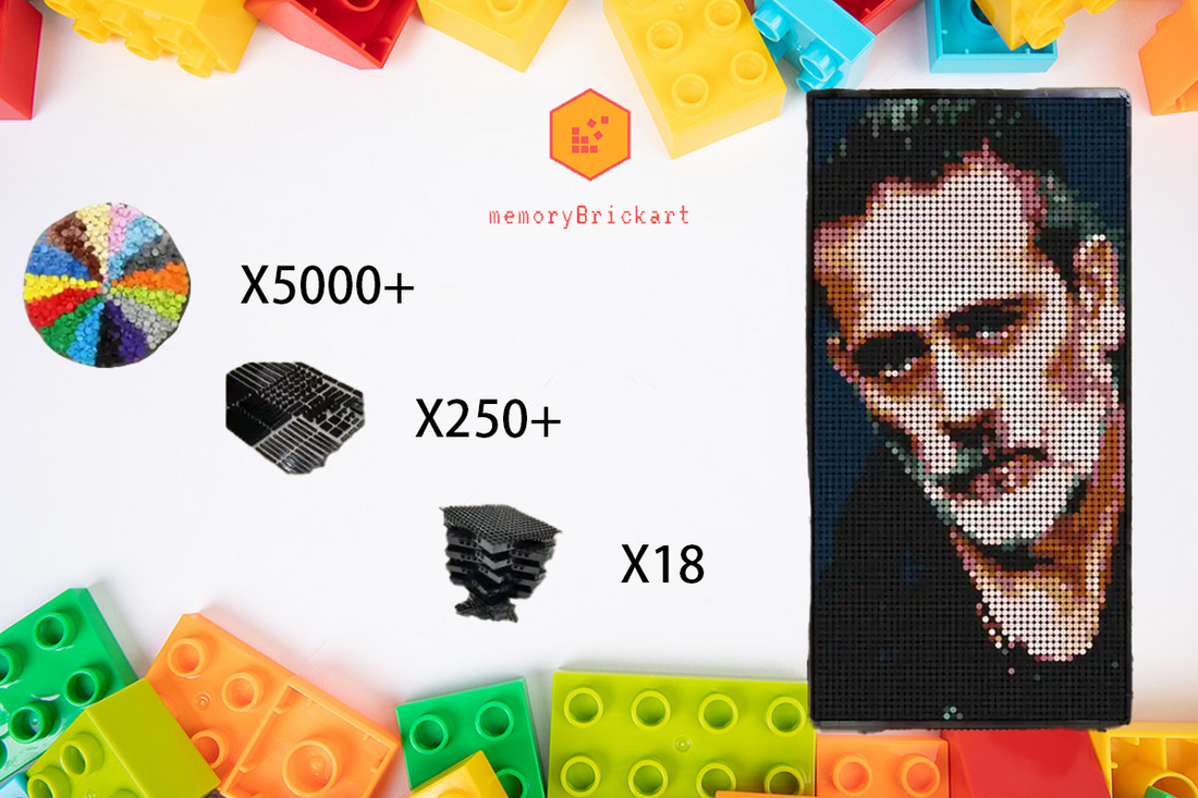 MemoryBrickart LEGO Mosaic - Negan - 48x96 - MemoryBrickart