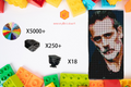 MemoryBrickart LEGO Mosaic - Negan - 48x96 - MemoryBrickart