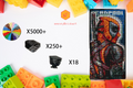 MemoryBrickart LEGO Mosaic - Deadpool Pixel art - 48x96 - MemoryBrickart