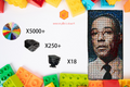 MemoryBrickart LEGO Mosaic - Gustavo Fring Pixel Art - 48x96 - MemoryBrickart