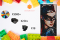 MemoryBrickart LEGO Mosaic - Catwoman Pixel art - 48x96 - MemoryBrickart