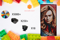 MemoryBrickart LEGO Mosaic - Captain Marvel Pixel art - 48x96 - MemoryBrickart