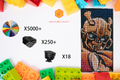 MemoryBrickart LEGO Mosaic - Bumblebee Pixel art - 48x96 - MemoryBrickart