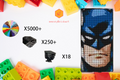 MemoryBrickart LEGO Mosaic - Batman Pixel art - 48x96 - MemoryBrickart