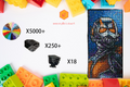 MemoryBrickart LEGO Mosaic - Ant-Man Pixel art - 48x96 - MemoryBrickart