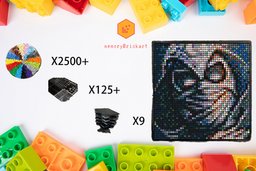 MemoryBrickart LEGO Mosaic - Moon Knight - 48x48 - MemoryBrickart