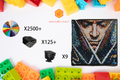 MemoryBrickart LEGO Mosaic - Wolverine Portrait - 48x48 - MemoryBrickart