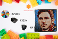 MemoryBrickart LEGO Mosaic - Star Lord Portrait - 48x48 - MemoryBrickart