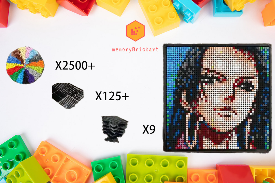 MemoryBrickart LEGO Mosaic - Boa-Hancock Portrait - 48x48 - MemoryBrickart
