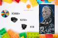 MemoryBrickart LEGO Mosaic - Jason Voorhees - 48x96 - MemoryBrickart