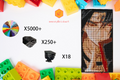 MemoryBrickart LEGO Mosaic - Uchiha Itachi Portrait - 48x96 - MemoryBrickart