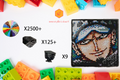 MemoryBrickart LEGO Mosaic - Trafalgar Law Portrait -48x48 - MemoryBrickart