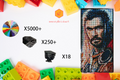 MemoryBrickart LEGO Mosaic - Thor - 48x96 - MemoryBrickart