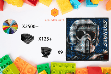 MemoryBrickart LEGO Mosaic - Scout Trooper - 48x48 - MemoryBrickart