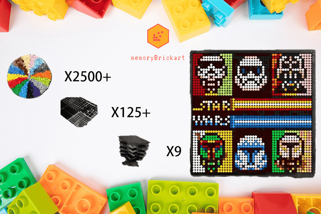 MemoryBrickart LEGO Mosaic - Star Wars 2 - 48x48 - MemoryBrickart