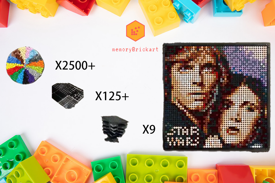 MemoryBrickart LEGO Mosaic - Star Wars Portrait - 48x48 - MemoryBrickart