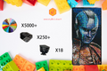 MemoryBrickart LEGO Mosaic - Nebula - 48x96 - MemoryBrickart