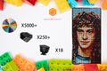 MemoryBrickart LEGO Mosaic - Eddie Munson Pixel Art - 48x96 - MemoryBrickart