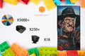 MemoryBrickart LEGO Mosaic - Freddy Krueger Pixel art - 48x96 - MemoryBrickart