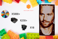MemoryBrickart LEGO Mosaic - Paul Walker - 48x96 - MemoryBrickart